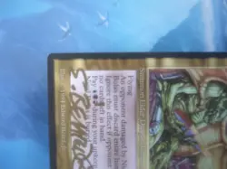 MTG Edward Beard Signed "Nicol Bolas” Legends Magic The Gathering - Image 5