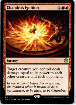 Chandra's Ignition 0220 LCC Regular NM MTG - Image 1