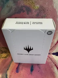MTG SECRET LAIR DROP PICTURES OF THE FLOATING WORLD FOIL SEALED - Image 1