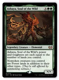 Ashaya, Soul of the Wild 170 Commander: Duskmourn: House of Horror NM - Image 1