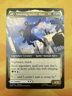 NYCC 2025 exclusive MTG Peter Parker Amazing Spider-man PROMO Magic Gathering - Image 1