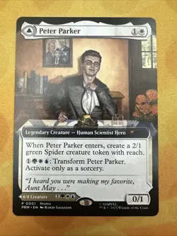 NYCC 2025 exclusive MTG Peter Parker Amazing Spider-man PROMO Magic Gathering - Image 2