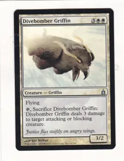 MTG: Ravnica: City of Guilds: Foil: Divebomber Griffin - Image 1