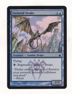 MTG: Ravnica: City of Guilds: Foil: Tattered Drake - Image 1