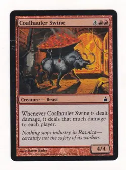 MTG: Ravnica: City of Guilds: Foil: Coalhauler Swine - Image 1