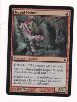 MTG: Ravnica: City of Guilds: Foil: Torpid Moloch - Image 1