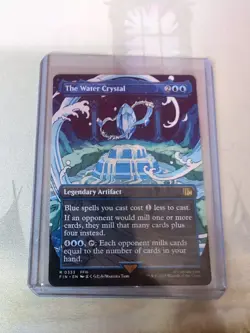 MTG - The Water Crystal - Borderless Non-foil - Final Fantasy Universes Beyond - Image 1