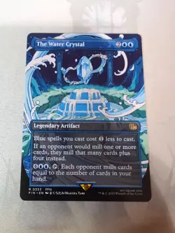 MTG - The Water Crystal - Borderless Non-foil - Final Fantasy Universes Beyond - Image 3