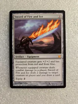 2013 Magic The Gathering Modern Masters Sword of Fire and Ice #216 Near Mint - Image 1