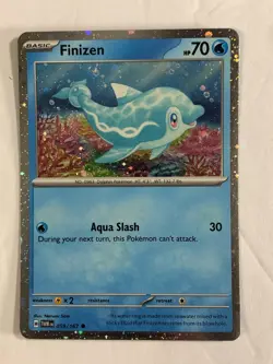 Pokemon TCG Twilight Masquerade Cosmos Holographic Finizen 059/167 w Swirl NM - Image 1