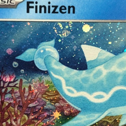 Pokemon TCG Twilight Masquerade Cosmos Holographic Finizen 059/167 w Swirl NM - Image 2
