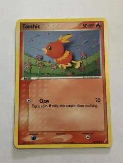 Pokemon Card EX Crystal Guardians Torchic 65/100 Excellent Condition - Image 1