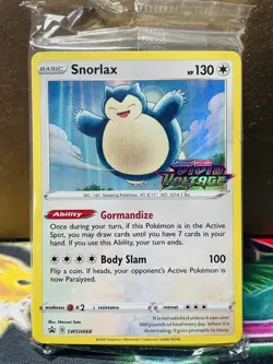 SEALED Pokemon Snorlax SWSH068 Vivid Voltage Prerelease Build & Battle Deck - Image 1