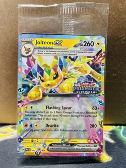 SEALED Pokemon Jolteon ex 030/131 Prismatic Evolutions Surprise Box Holo Promo - Image 1