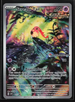 Scream Tail SVP 065 Pokemon Center Stamped Paradox Rift Black Star Promo NM - Image 1