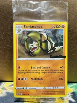SEALED Pokemon Sandaconda 082/163 GameStop Battle Styles Cosmos Holo Promo - Image 1