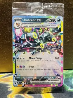 SEALED Pokemon Umbreon ex 060/131 Prismatic Evolutions Surprise Box Holo Promo - Image 1