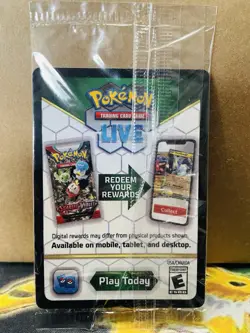 SEALED Pokemon Terapagos ex SVP 165 Scarlet & Violet Holo Black Star Promo - Image 2