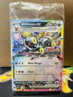 SEALED Pokemon Umbreon ex 060/131 Prismatic Evolutions Surprise Box Holo Promo - Image 1