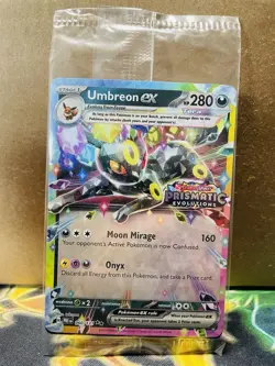 SEALED Pokemon Umbreon ex 060/131 Prismatic Evolutions Surprise Box Holo Promo - Image 1
