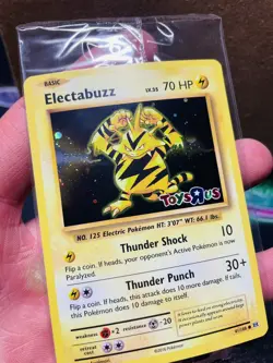 SEALED Pokemon Electabuzz 41/108 Toys R Us Evolutions Cosmos Holo Promo - Image 3