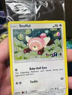 SEALED Pokemon Stufful 110/147 Toys R Us Burning Shadows Cosmos Holo Promo - Image 3