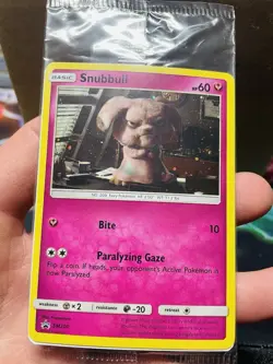 SEALED Pokemon Snubbull SM200 SM Dective Pikachu Cosmos Holo Black Star Promo - Image 3