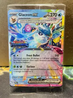 SEALED Pokemon Glaceon ex 026/131 Prismatic Evolutions Surprise Box Stamp Promo - Image 1