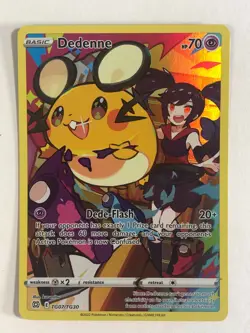 Pokemon TCG Brilliant Stars Trainer Gallery Dedenne TG07/TG30 Near Mint - Image 1