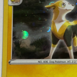 Pokemon TCG Base Set Cosmos Holo w Swirl Boltund 076/202 Near Mint - Image 2