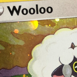 Pokemon TCG Fusion Strikes Cosmos Holographic w Swirl Wooloo 222/264 Near Mint - Image 2