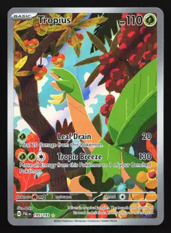 Pokemon Tropius 195/193 Paldea Evolved Illustration Rare Holo LP - Image 1