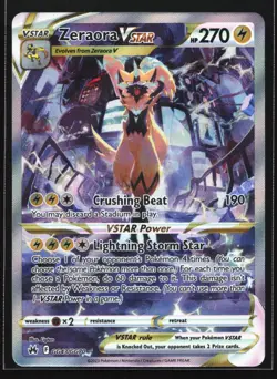 Pokemon Zeraora VSTAR GG43 Crown Zenith Galarian Gallery Ultra Rare Holo NM - Image 1