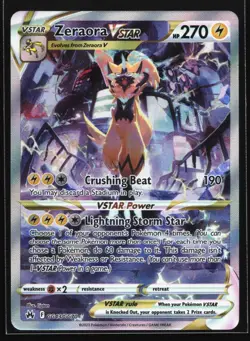 Pokemon Zeraora VSTAR GG43 Crown Zenith Galarian Gallery Ultra Rare Holo NM - Image 1