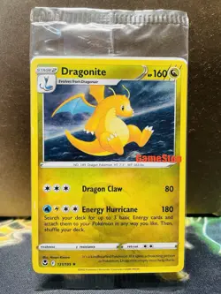 SEALED Pokemon Dragonite 131/195 Silver Tempest GameStop Stamped Holo Rare Promo - Image 1