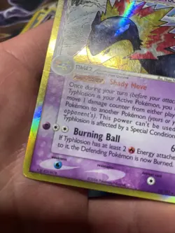 Pokemon Typhlosion (Delta Species) 12/101 EX Dragon Frontiers Holo Rare HP - Image 3