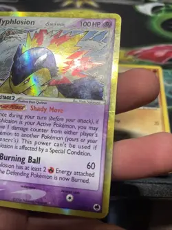 Pokemon Typhlosion (Delta Species) 12/101 EX Dragon Frontiers Holo Rare HP - Image 4