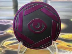 Psychic Energy Holo Purple & Black Pokemon TCG Jumbo Coin - Image 1
