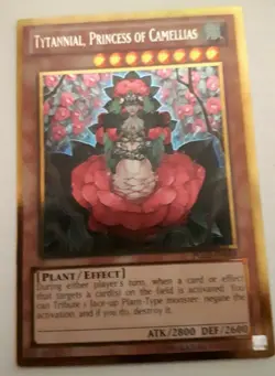 Yu-Gi-Oh! - Plant Princesses Tytannial, Chirubime, Talaya, Marina - Supers/Gold - Image 3