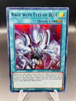 Yugioh Rage With Eyes Of Blue LDS2-EN029 (BLUE) Ultra Rare 1st Ed NM - Image 1