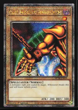 YuGiOh Right Arm of the Forbidden One MP24-EN004 Quarter Century Secret Rare - Image 1