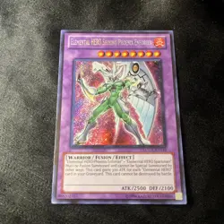 Elemental Hero Shining Phoenix Enforcer LVGX-EN139 Super Rare Light play - Image 1