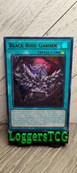 Yu-Gi-Oh! Black Rose Garden/ DOOD-EN055 1st Edition NM - Image 1