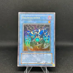 Relinquished Yu-Gi-Oh! 2002 Starter Deck Pegasus SDP-001 Ultra Rare 1st Edition - Image 1