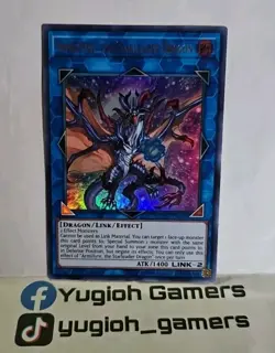 YUGIOH ARMILLYRE THE STARLEADER DRAGON DUOV-EN029 1 ST ED.LIGHT PLAYED ULTRA - Image 1