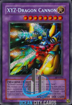 Yugioh BPT-010 XYZ-Dragon Cannon Secret Rare Limited Edition Near Mint - Image 1
