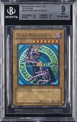 2002 YU-GI-OH! STARTER DECK YUGI 1ST ED #SDY6 DARK MAGICIAN BGS 9 - Image 1