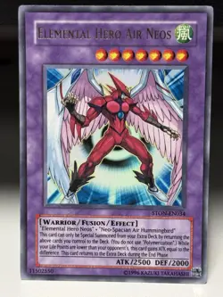 Elemental Hero Air Neos STON-EN034 Strike of Neos Unlimited Ultra Rare - Image 1