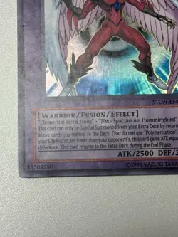 Elemental Hero Air Neos STON-EN034 Strike of Neos Unlimited Ultra Rare - Image 4