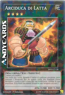 ARCIDUCA DI LATTA • (Tin Archduke) • Shatterfoil • BP03 IT128 • YUGIOH ANDYCARDS - Image 1